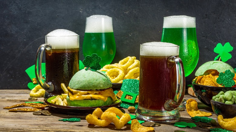 St. Patrick's Day beer selection