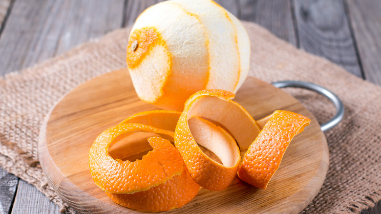 Peeled orange