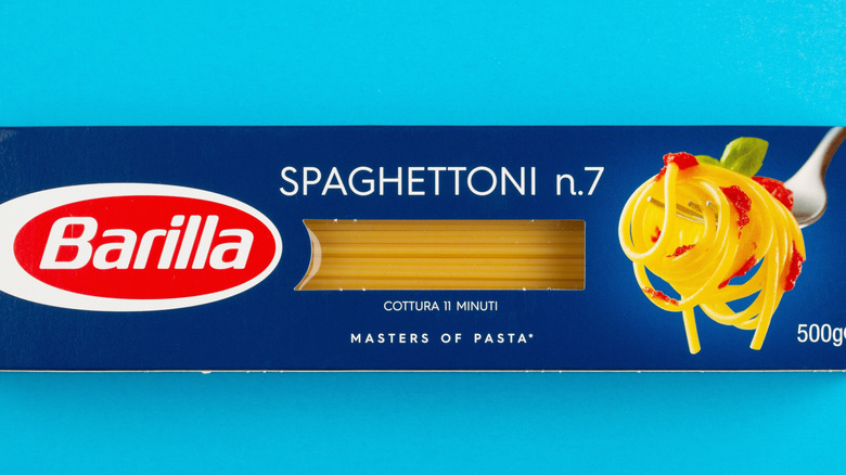 Barilla spaghettoni packet