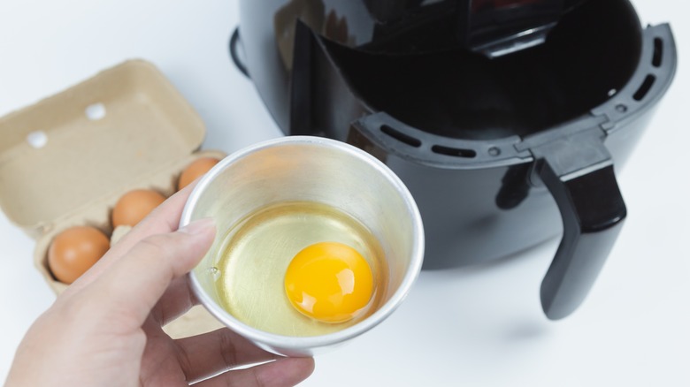 egg ramekin and air fryer