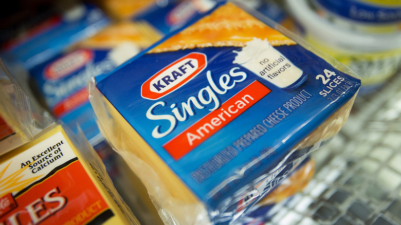 package of kraft american singles