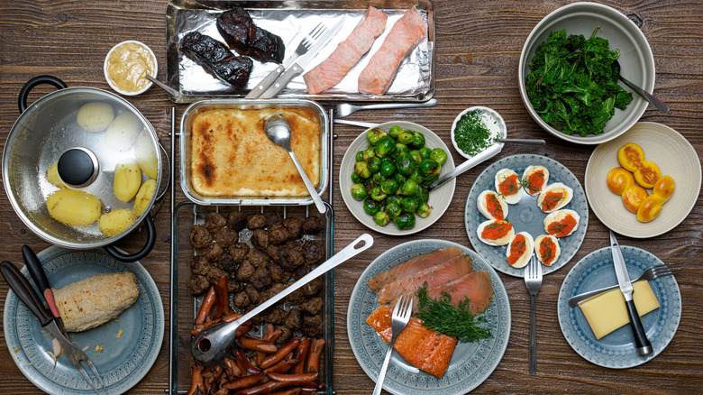 traditional Swedish Julbord