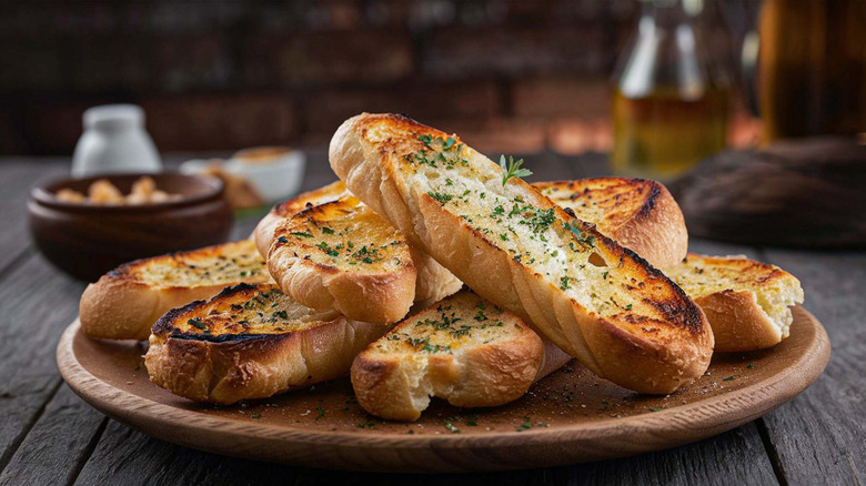 seasoned garlic bread