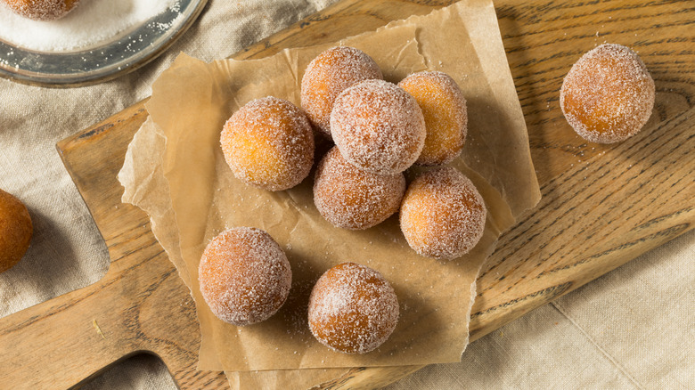 Sugared donut holes