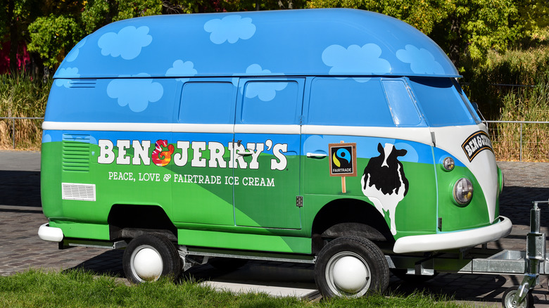 ben & jerry's van