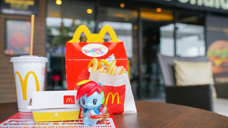 McDonald's Happy Meal on table