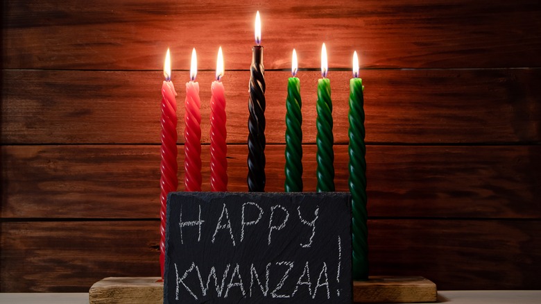 Happy Kwanzaa sign