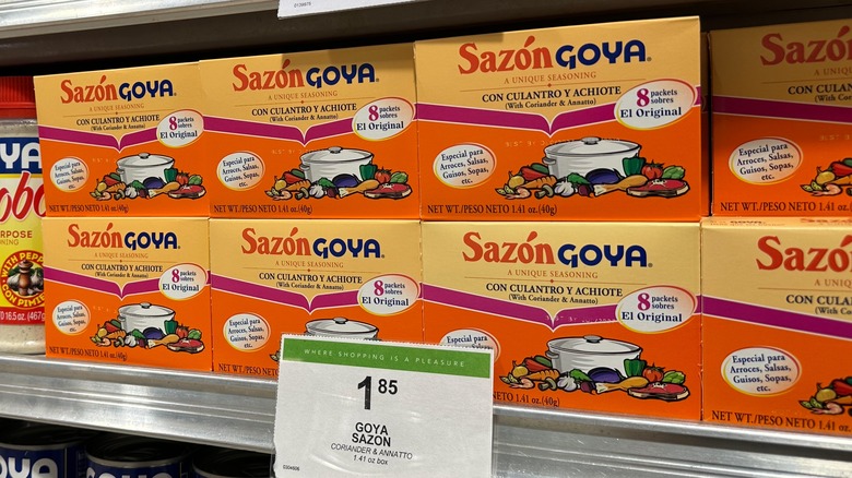 Goya sazon packets