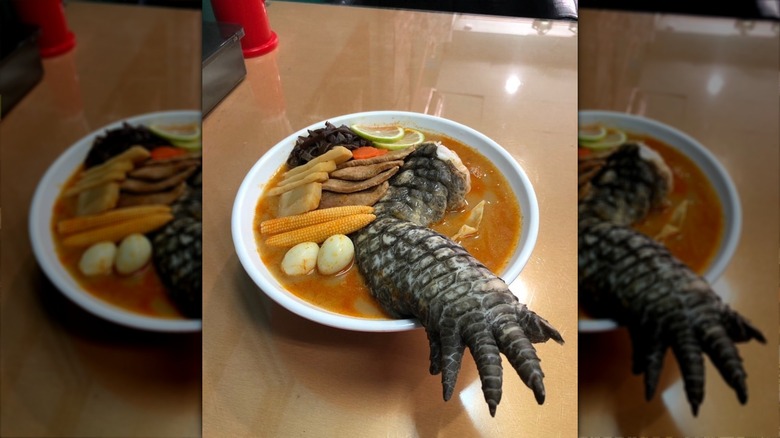 served bowl of Godzilla ramen