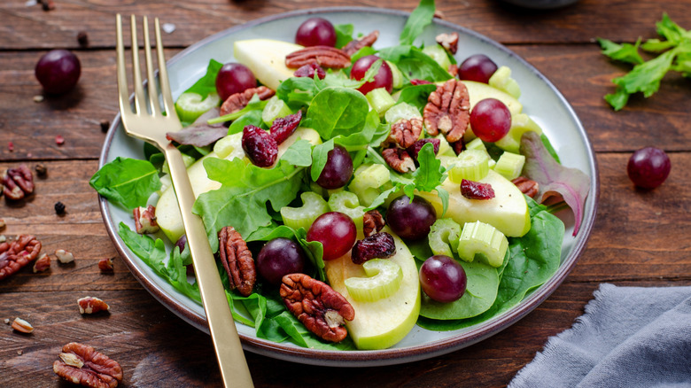 bowl of Waldorf salad