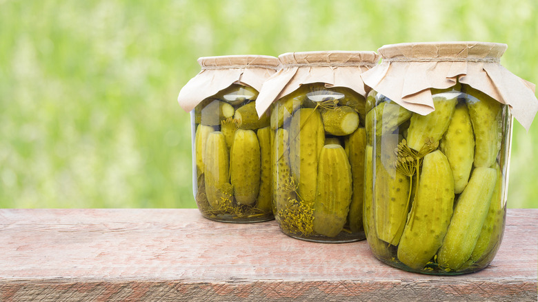 Dill pickles