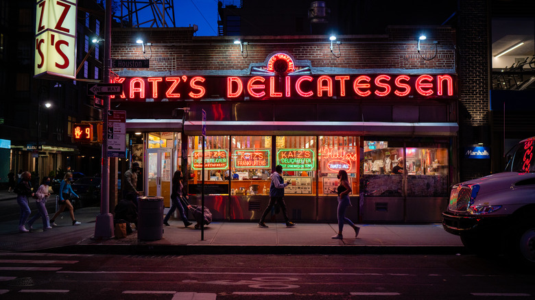 katz's deli storefront