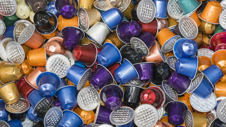 Spread of Nespresso pods