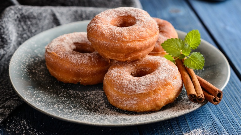 freshly baked donuts