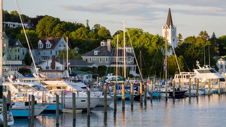 Mackinac Island harbor