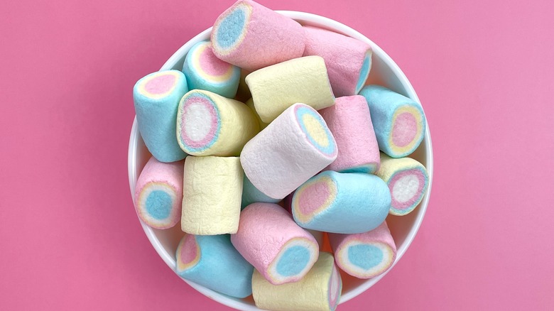 colorful marshmallows