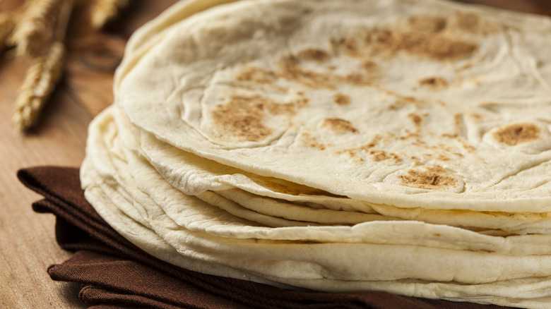 Stack of tortillas 