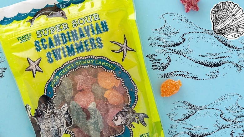 Super sour Scandinavian swimmer candies 