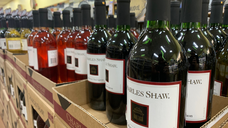 Charles Shaw wines from Trader Joe's