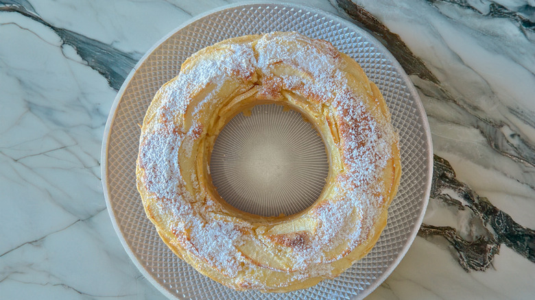 a ciambella on plate