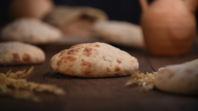 Lepinja bread resting