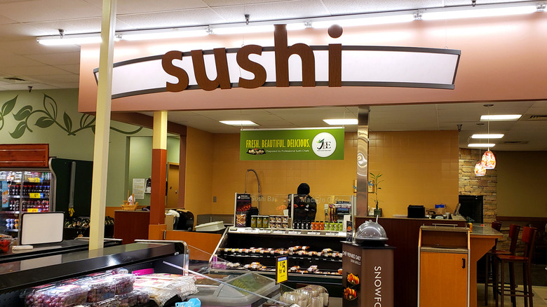 kroger sushi section