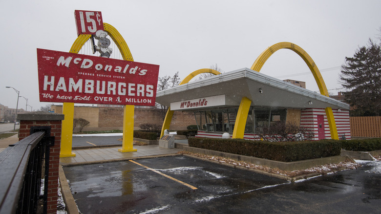 one of the earliest McDonald's restaurants