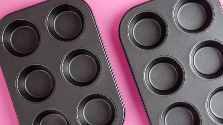 Two muffin tins