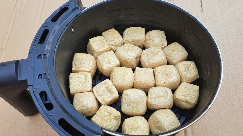 Tofu in a modern airfryer