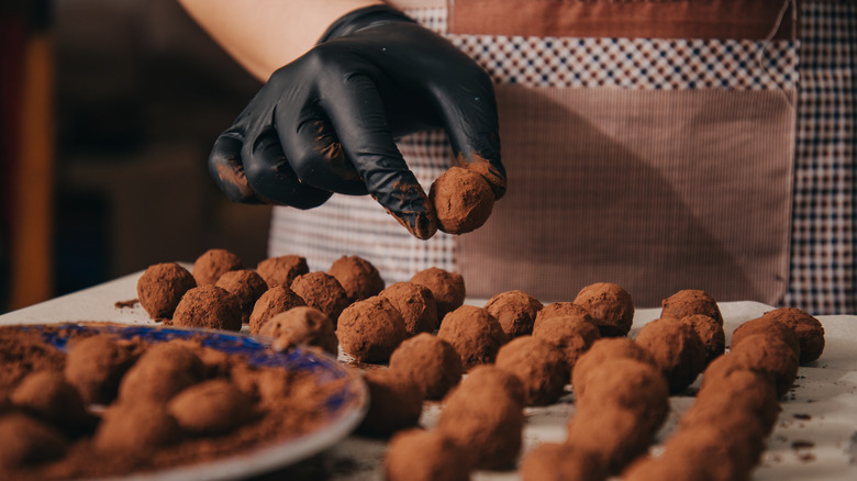 making truffles