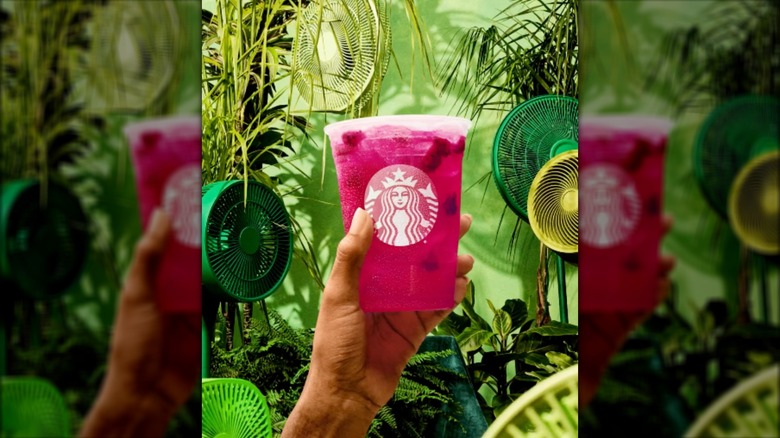 Starbucks dragonfruit drink