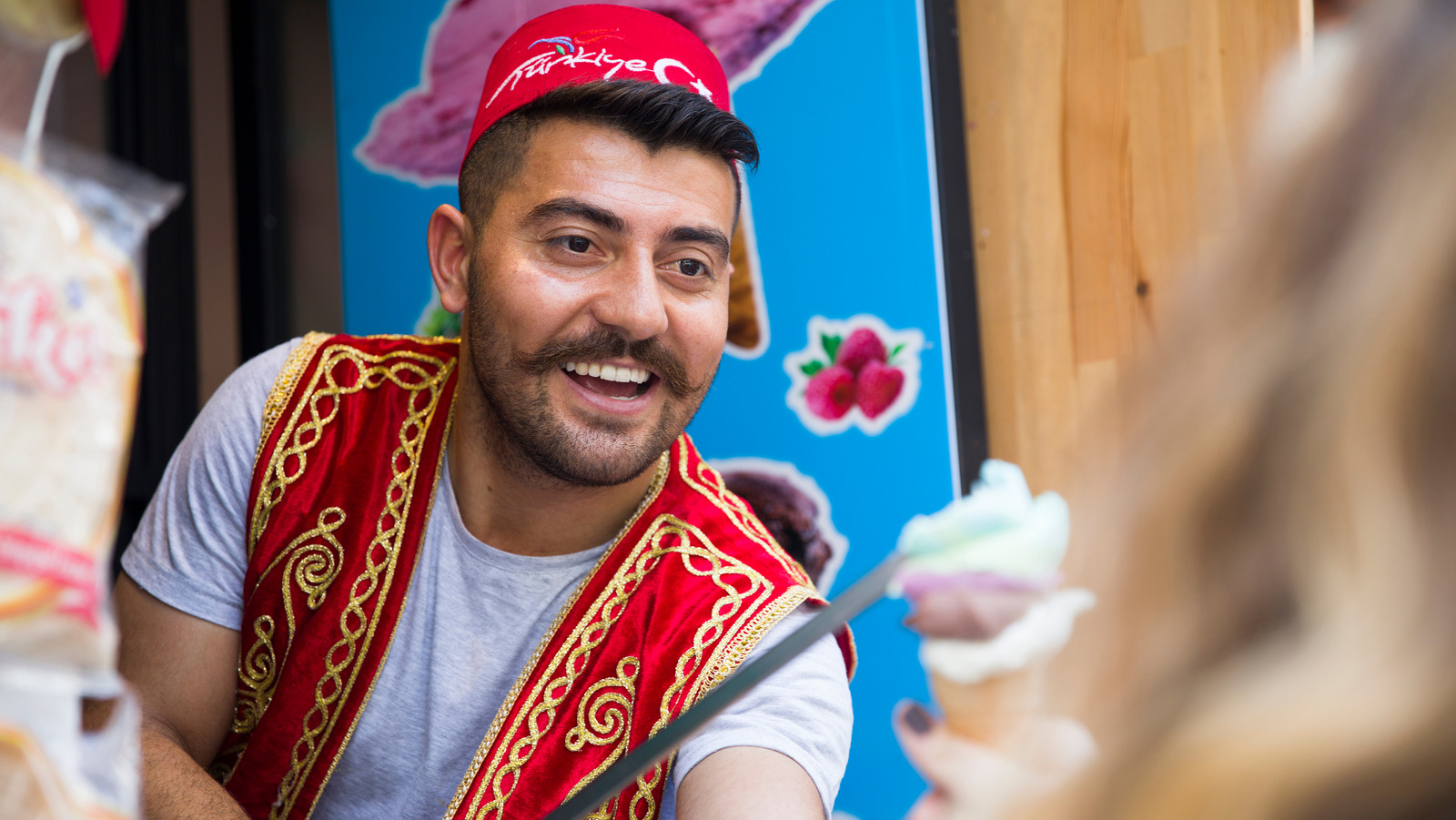 The Turkish Ice Cream You Eat With A Fork And Knife