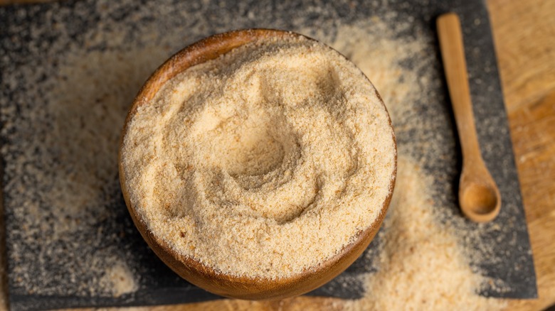 breadcrumbs in a bowl