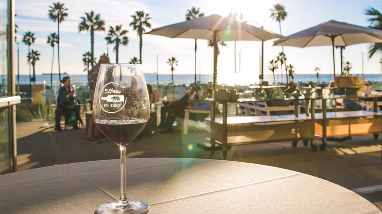 wine glass at California Wine Festival