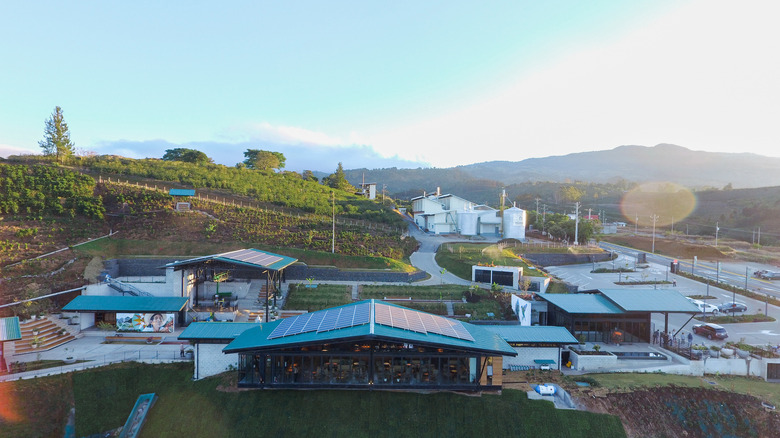 Aerial view of Hacienda Alsacia