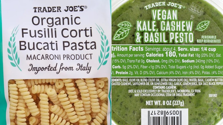 Trader Joe's fusilli corti bucati