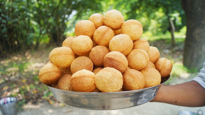 Pile of puri