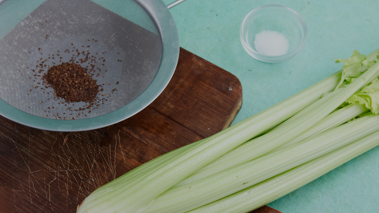 Celery seeds and celery