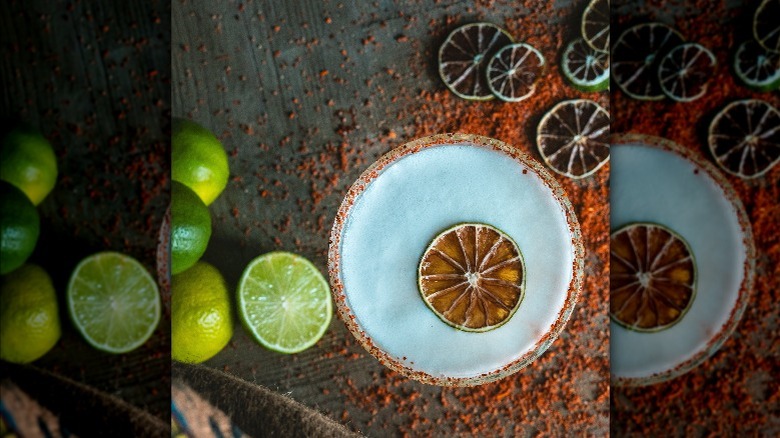 cocktail with citrus and chili