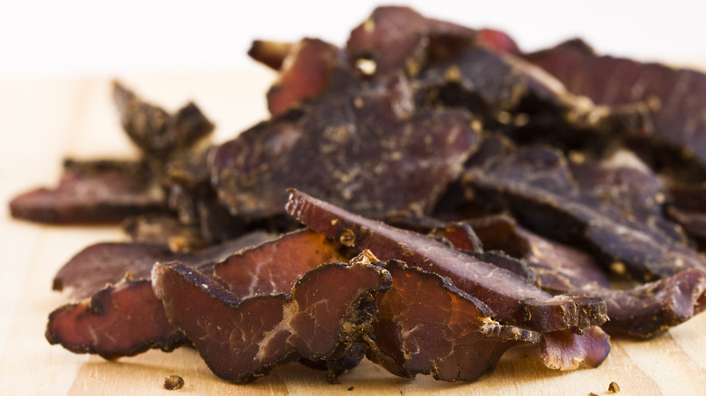 shaved beef jerky