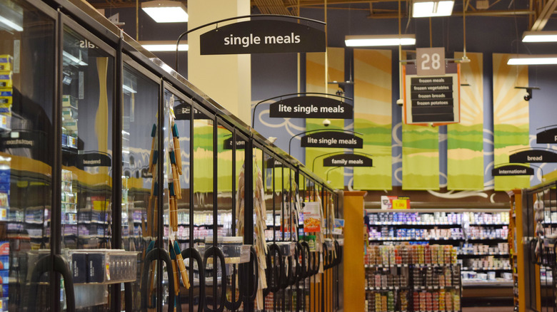 Interior of Kroger