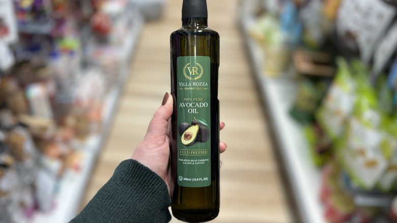 Bottle of avocado oil at Marshalls 