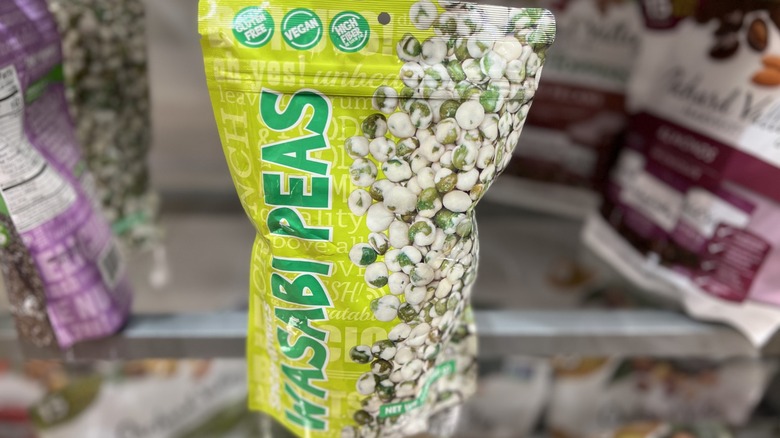 Bag of wasabi peas at Marshalls