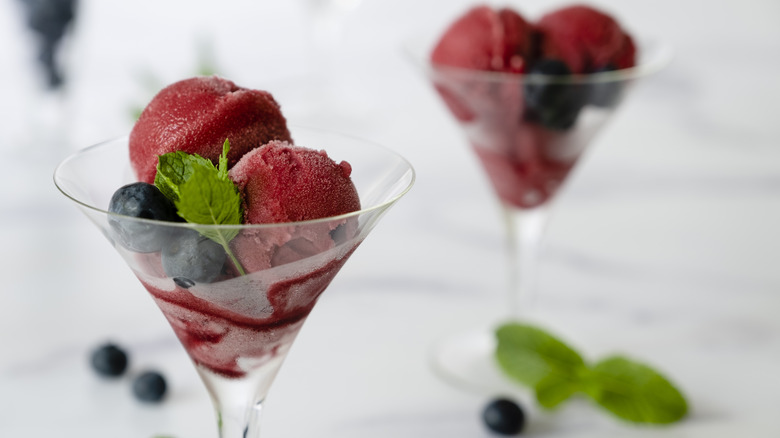 raspberry Italian ice