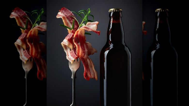 bacon beer garnish