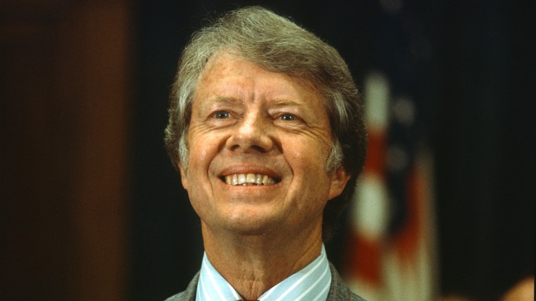 Jimmy Carter smiling