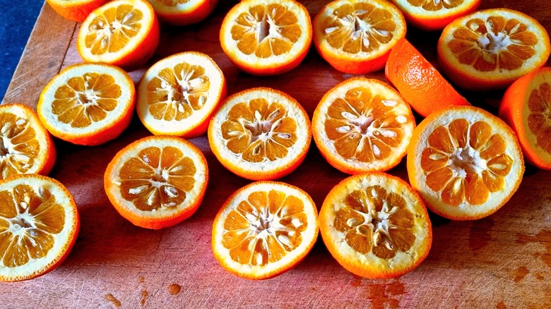 dried halves of Seville orange