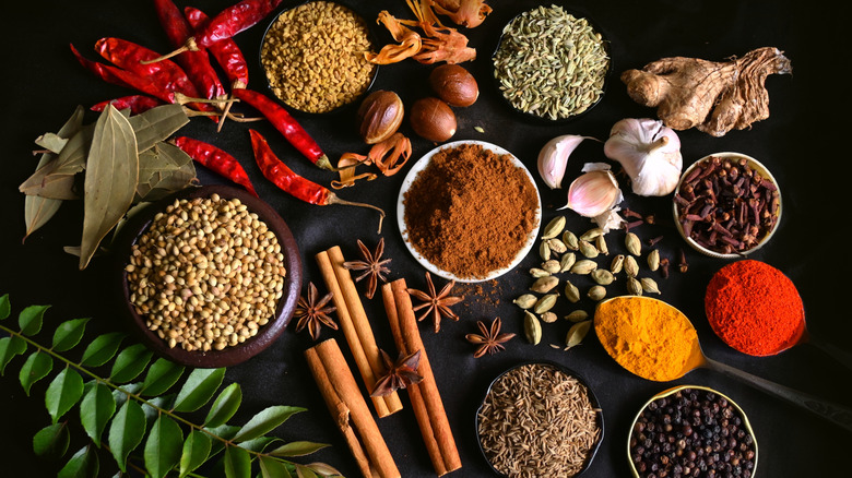 spices for a coffee grinder