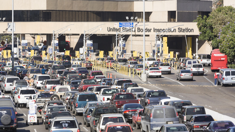 U.S. border crossing from Mexico