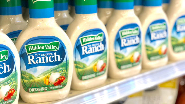 bottles of hidden valley ranch